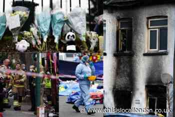 Sutton house fire: Heart breaking pictures from the scene