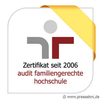 Hochschule Stralsund wird für strategische Vereinbarkeitspolitik zertifiziert, Hochschule Stralsund - University of Applied Sciences, Pressemitteilung - PresseBox