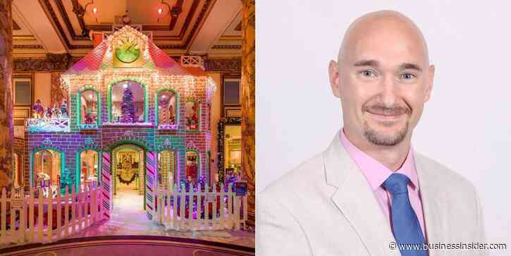 I design a 22-foot gingerbread house for a luxury California hotel every year — here's how we make it