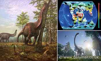 Sauropod dinosaurs 'were close to being cold-blooded like modern-day reptiles'