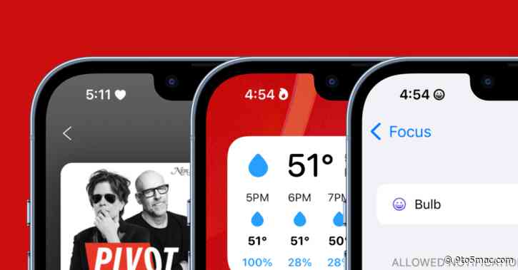 How to use focus modes to put a heart, smiley face, fire symbol, and more in your iPhone’s status bar