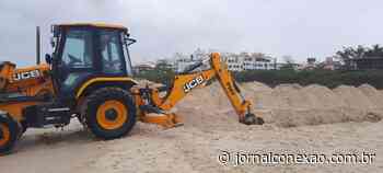 Prefeitura corrige curso do Rio Capivari, após reportagem do Conexão indicar erosão na praia | Jornal Conexão - jornalconexao.com.br