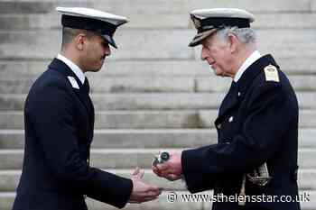 Charles inspects graduating Royal Navy officer cadets - St Helens Star