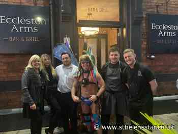 'This is a story about hope' - Speedo Mick visits St Helens after 2500 mile walk across the British Isles - St Helens Star