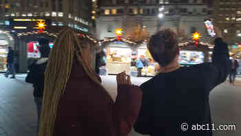 Tiktok star Eric Howl sings Disney songs to strangers to spread holiday cheer.