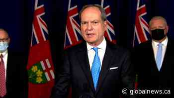 Ontario looking into providing support for businesses following new COVID-19 restrictions: Finance minister