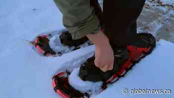 Saskatoon student snowshoes for residential school survivors