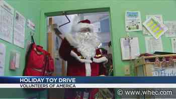 Santa visits Volunteers of America Children's Center