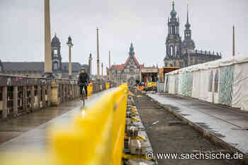 Dresden: Corona verzögert Wiedereröffnung der Augustusbrücke - Sächsische.de