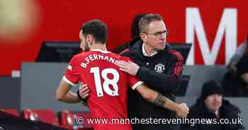 Bruno Fernandes has given Ralf Rangnick a simple decision to make at Manchester United - Manchester Evening News
