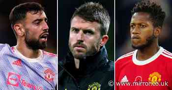 What Bruno Fernandes refused to say to Fred about Man Utd caretaker boss Michael Carrick - The Mirror