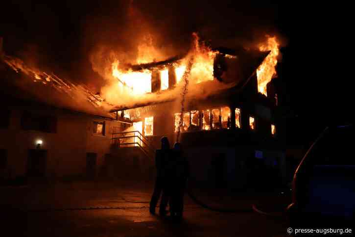 Verheerendes Feuer in Waltenhofen im Allgäu zerstört Wohnhaus | Presse Augsburg - Presse Augsburg
