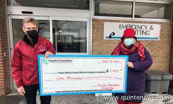 County Marathon donates to PECMHF - quintenews.com