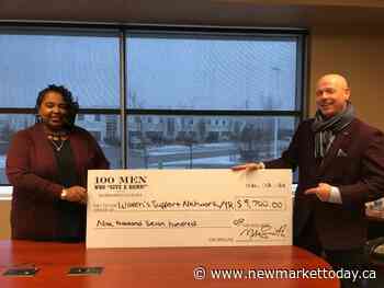 Newmarket/Aurora men's group donates $9700 to Women's Support Network - NewmarketToday.ca