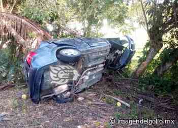 Volcadura en carretera Misantla-Martínez de la Torre; un lesionado - imagendelgolfo.mx