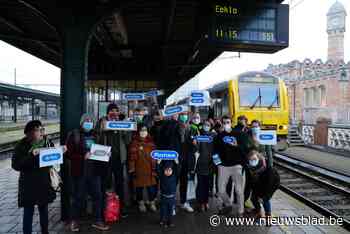Groen protest tegen laatste trein die door Gent dieselt