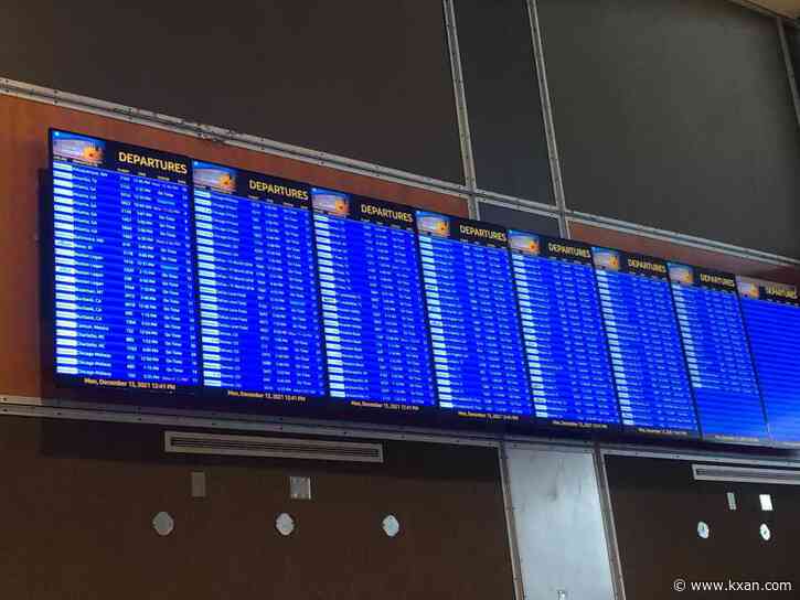 Major flight delays at Austin airport as holiday travel hits