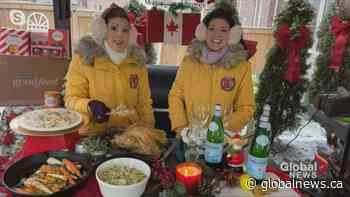 Holiday barbecuing with Maddie and Kiki