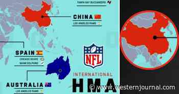 NFL International Map May Appear to Short China, But a Shocking Detail Jumps Out on Closer Inspection