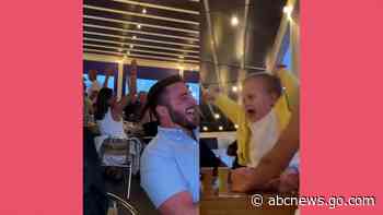WATCH:  Watch this hilarious toddler hyping up an entire restaurant
