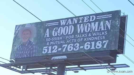66-year-old Texas transplant using billboard to find love