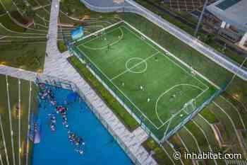 Public transport roof in China turns into a community space - Inhabitat