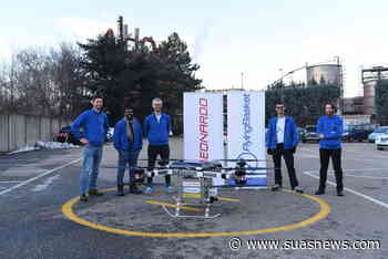 First urban transport flight in Europe with FlyingBasket's heavy payload cargo drone FB3 - sUAS News
