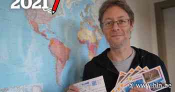 Maarten blijft de wereld 'Groetjes uit Lichtervelde' sturen: “Kaartje voor Groenland ligt klaar, maar voorlopig vertrekt er geen post naar daar” - Het Laatste Nieuws