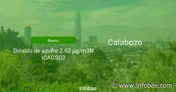 Calidad del aire en Calabozo de hoy 17 de diciembre de 2021 - Condición del aire ICAP - infobae