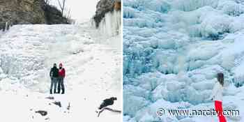 This Ontario Hiking Trail Will Lead You Past Glacial Potholes & A Frozen Waterfall - Narcity Canada