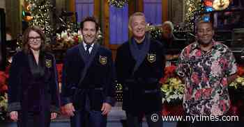 Paul Rudd Hosts a Year-End ‘S.N.L.’ Disrupted by the Omicron Variant