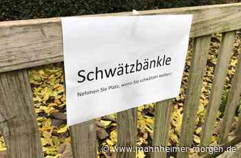 Mannheim, wie wär's . . . mit einem Schwätzbänkle? - Mannheim - Nachrichten und Informationen - Mannheimer Morgen