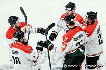 Adler Mannheim verlieren dezimiert auch im CHL-Rückspiel - Hockeyweb.de