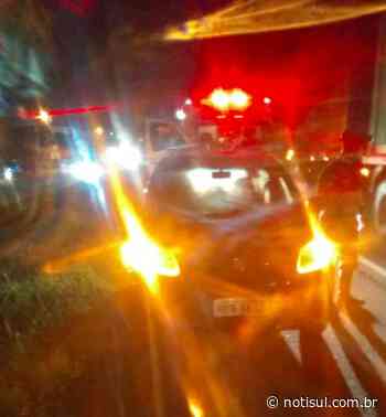 Imbituba: após ser atropelada na BR-101, mulher é internada com afundamento no crânio - Notisul