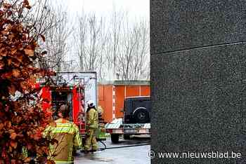 Brandje in mobiele sauna snel onder controle