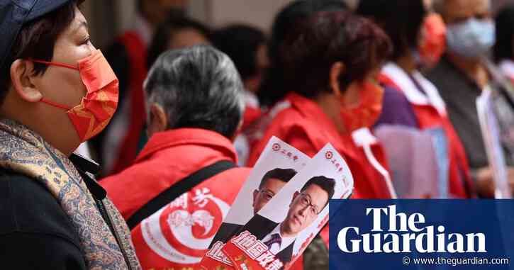 Appeal for votes in Hong Kong ‘patriots’ election after low early turnout