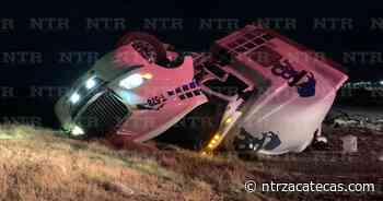 Se vuelca tráiler quinta rueda en Fresnillo - NTR Zacatecas .com
