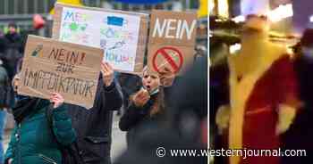 Santa Claus Ripped from Christmas Market, Detained by Police over His Reaction to COVID Measures