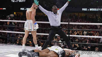 Jake Paul knocks out Tyron Woodley in rematch - Fox News