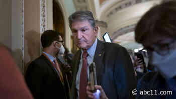 Manchin says he can't vote for 'Build Back Better' bill, a potentially fatal blow to legislation