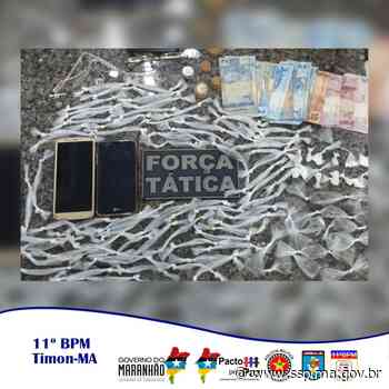 OPERAÇÃO “TIMON SEGURO” APREENDE DROGAS E PRENDE HOMEM COM MANDADO DE PRISÃO EM ABERTO - SSP/MA