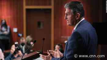 Manchin says he won't vote for Build Back Better Act