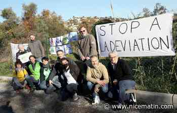 Huit associations et un collectif manifestent contre la déviation à Golfe-Juan