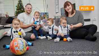 Viele Windeln, noch mehr Trubel: Zu Besuch bei den Augsburger Vierlingen