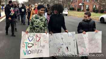 'Save our children': Newport News community marches against violence days after shooting at Menchville High