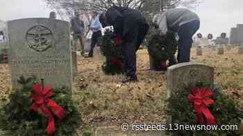 Wreaths Across America honors veterans at Norfolk cemetery for the first time