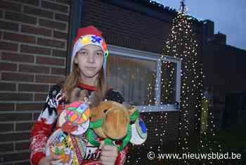 Yanissa (12) steekt dorpsgenoten opnieuw hart onder de riem met kerstdecoratie