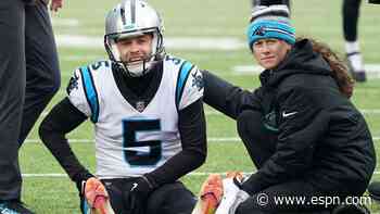 Panthers scramble after kicker hurt in warm-ups
