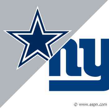 Follow live: Cowboys take on Giants looking to stay unbeaten against NFC East