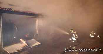 Spaventoso rogo all'alba, i pompieri evitano il peggio - La voce di Rovigo